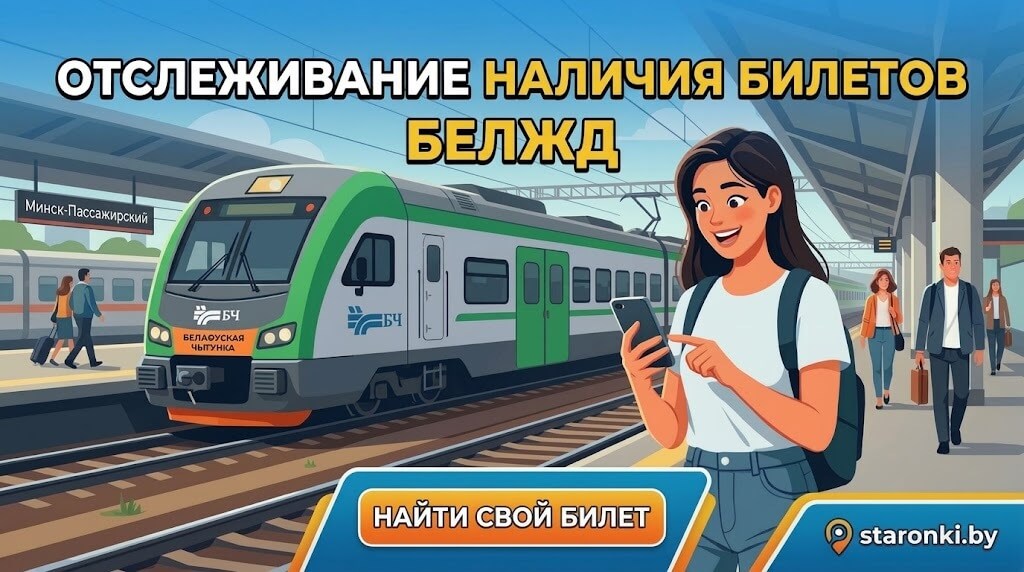 Как забронировать или купить билет на поезд белорусской железной дороги